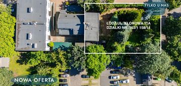 Działka inwestycyjna – łódź, ul. klonowa 11a