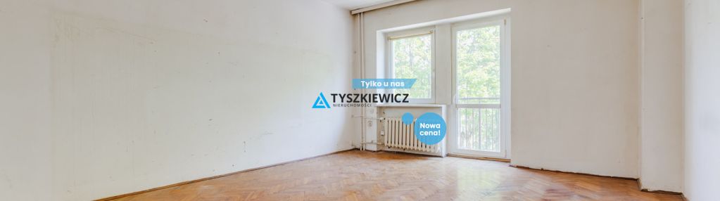 Przestrzenne mieszkanie do remontu
