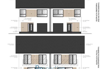 Bliźniak w sąsiedztwie lasu