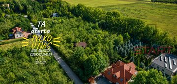 Działka 2042 m² ze starym sadem i dom - książenice