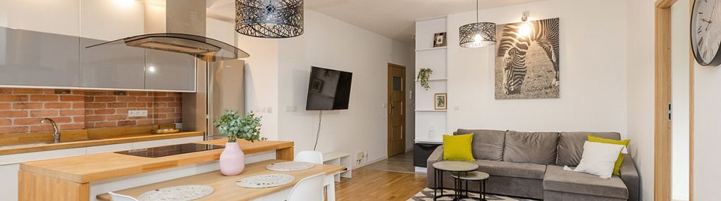 Komfortowe, 3 pokojowe mieszkanie z ogródkiem.