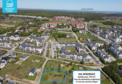 Działka budowlana gdynia | mpzp | usługi | 1071 m²