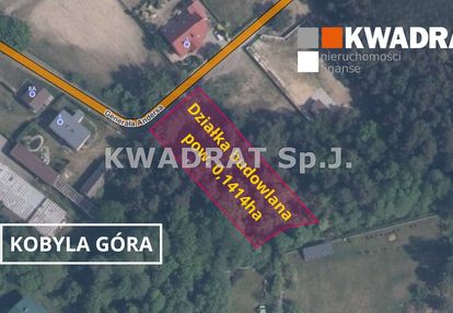 Działka budowlana pow. 1414m2 - kobyla góra