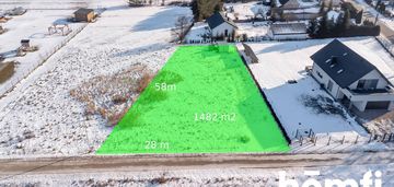 Działka w bolminie, chęciny - 1482m2 z wz