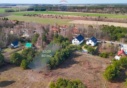 Działka budowlana 801 m², błędowo, ul. brzozowa