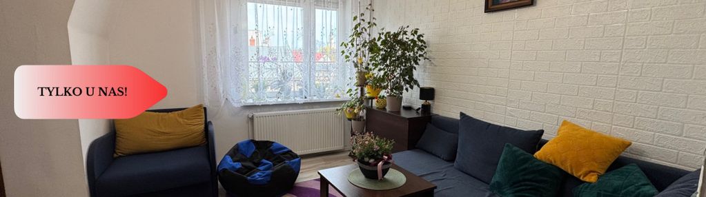 Duże 3 pokojowe mieszkanie z murowanym garażem