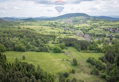 Widokowa działka na stoku wzgórza gronik