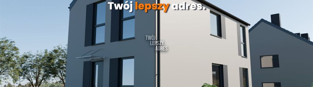 Nowoczesny dom z pompą ciepła - bliźniak!