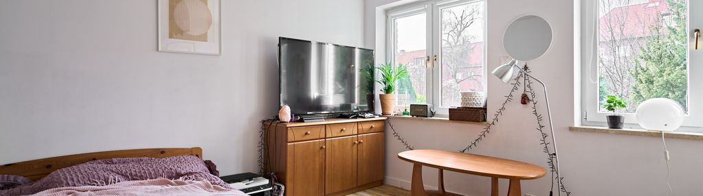 Aniołki. stylowe mieszkanie z dużym ogrodem