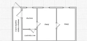 Mieszkanie 2 pokojowe na 1 piętrze, 35 m2 w Rudzie