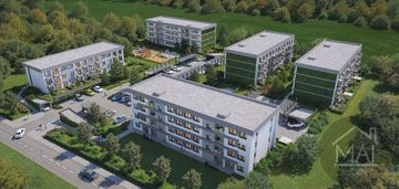 2 pokoje z aneksem + ogródek. stan deweloperski