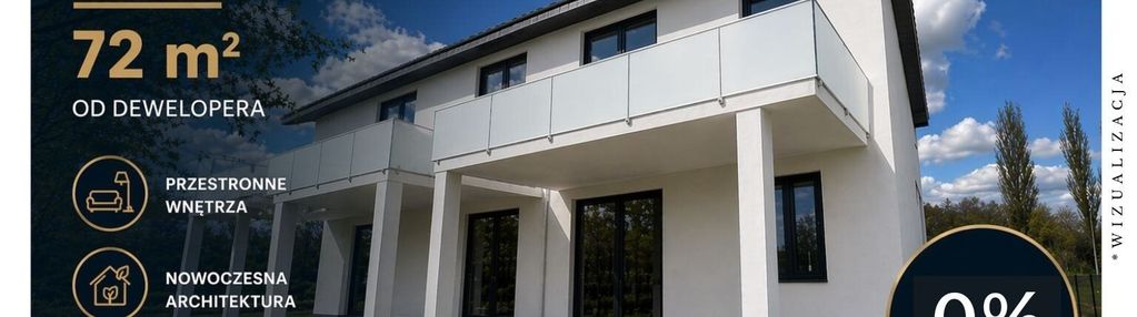 Nowoczesne mieszkania 72 m² pod kępnem