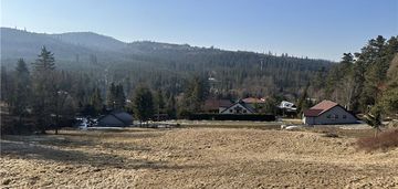 Dwie działki z widokiem na rachowiec beskid śląski