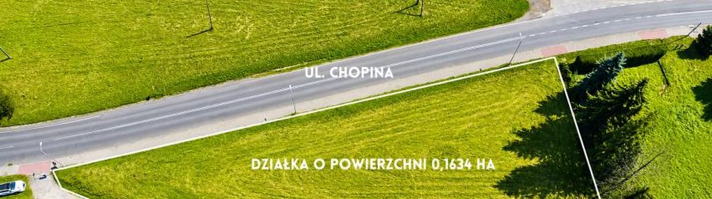 Działka usługowo-mieszkalna- 100 m od parku dębina
