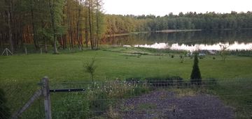 Dzialka nad jeziorem 80m linii brzegowej