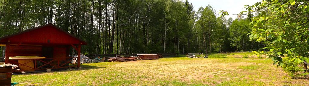 Działka budowlana, staw, ogrodzenie