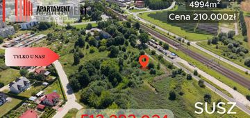 Działka inwestycyjna 5 001 m² w suszu
