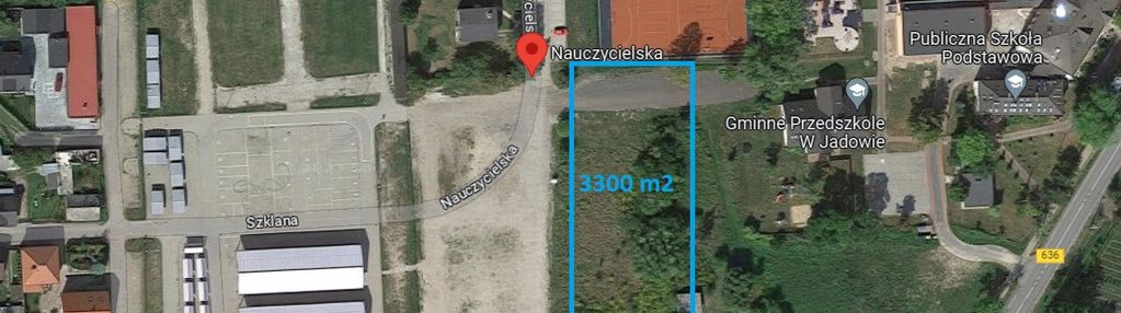 Działka inwestycyjna 3300 m2 jadów