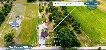 Działka z warunkami zabudowy pod dom jednorodzinny