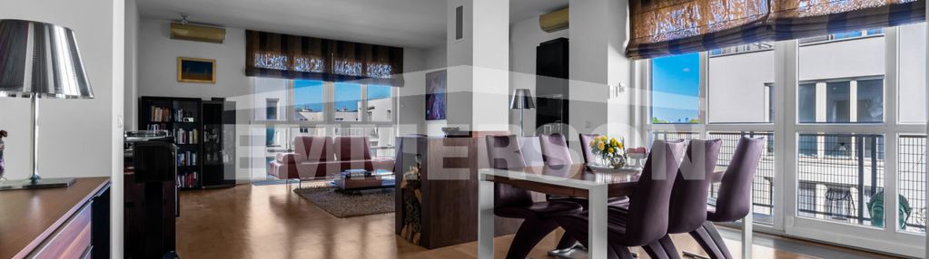 Apartament z kominkiem i tarasem w wilanowie.....
