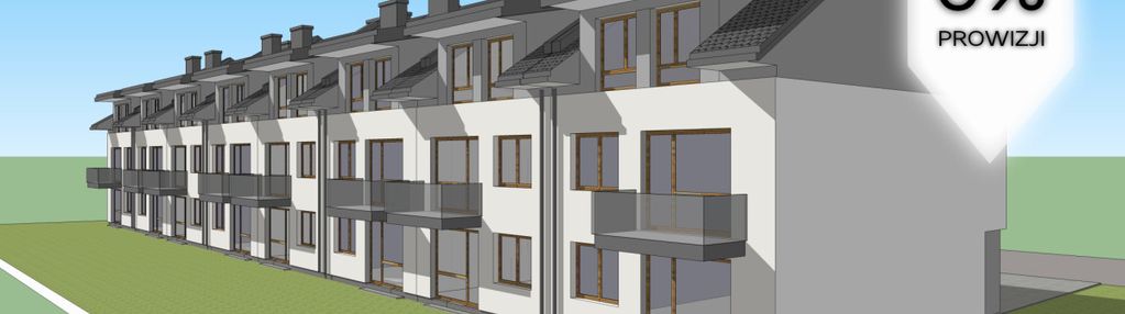 Gotowy parter 3 pokoje 56m2. ogród 61m2,parking x2