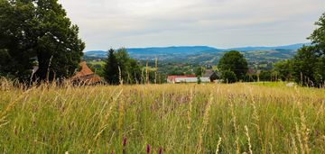 Działka z przepięknym widokiem - południowy stok