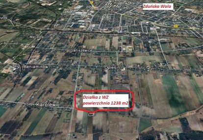 Działka z wz opiesin gm zd wola