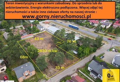 Działka inwestycyjna , sulejów warunki zabudowy