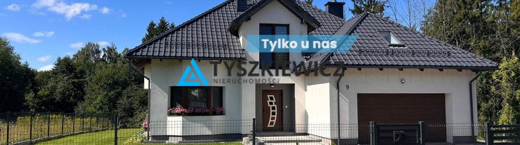 Dom tuż przy lesie.
