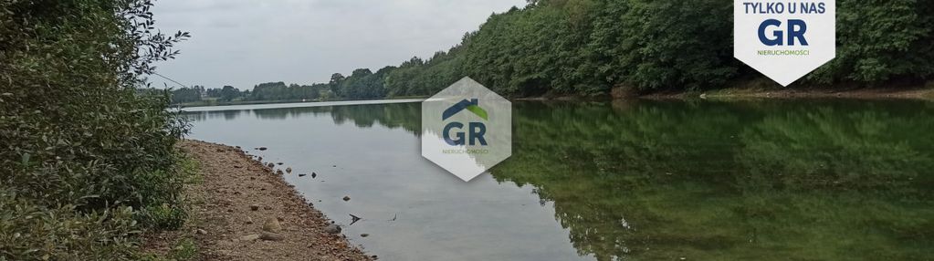 Działka przy jeziorze // nowa wieś kościerska