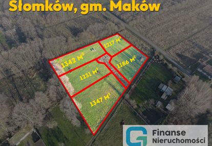 Słomków, gmina maków kompleks 5działek budowlanych