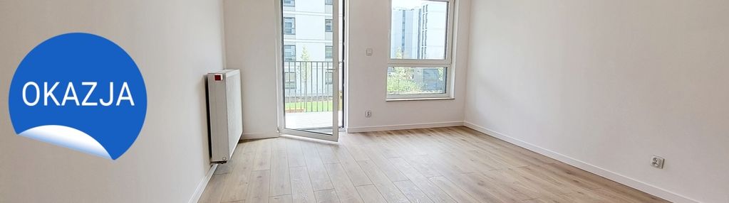 Wykończone studio 26 m2 herbu oksza, gotowe