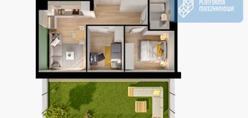 3 pok + ogród 40m2 |35min centrum| parking 10tys!