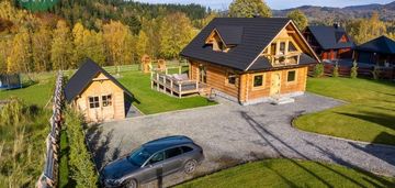 Nowy dom w górach z bala - niepowtarzalna oferta