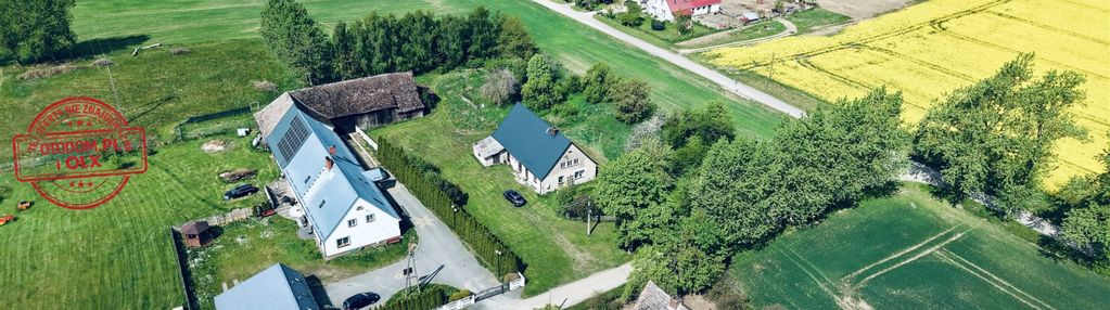 Dom z dużą działką 4586 m² – okolice lęborka