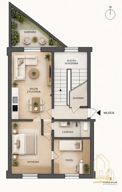 40 m² w kamienicy – warszawa rembertów