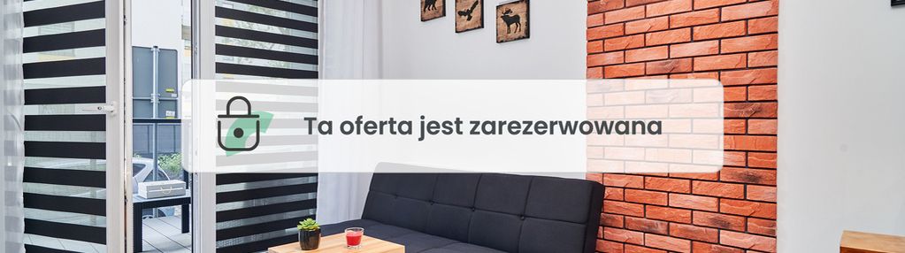 2-pokojowe mieszkanie z dużym tarasem zakładowa