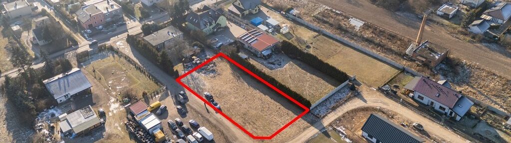 Rokietnica, działka budowlana w 2. linii zabudowy