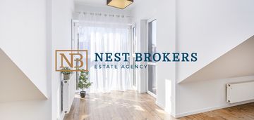 Duży balkon, od południa, 60 m2 pow. całkowitej