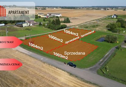 Tylko u nas! cztery działki, spokojna okolica