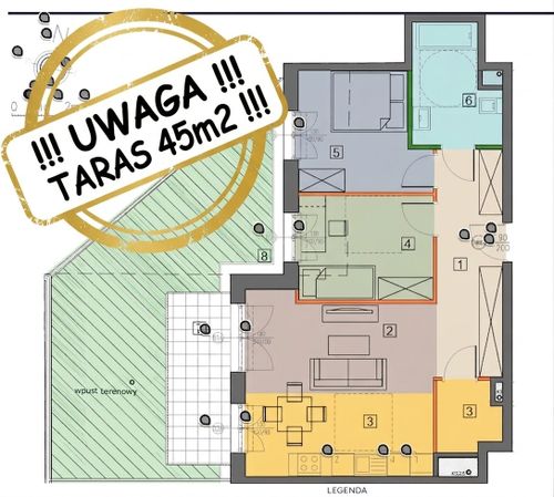 !!! apartament 4-pok, genialny salon, premium !!!