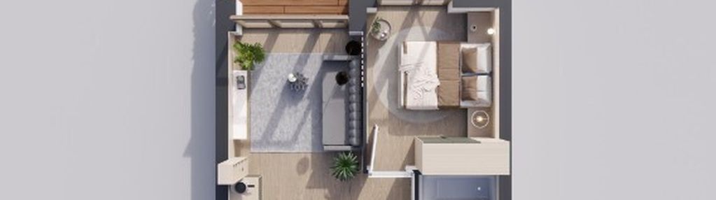 Sunrise park | mieszkanie nr 4.7 | 2 pokoje 32,52 m2 + balkon |