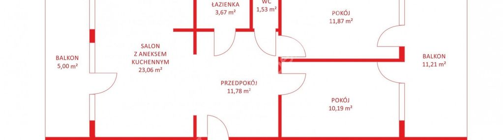 3 pokoje do własnej aranżacji