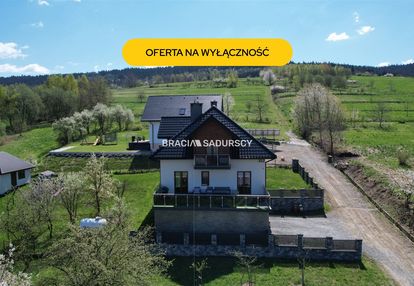 Dom na widokowej działce, bysina, myślenice.