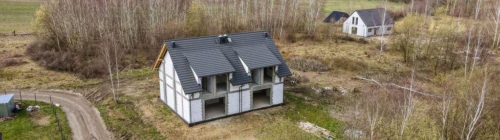 Dom 2 lokalowy, stan surowy borzęcin/juszkowo