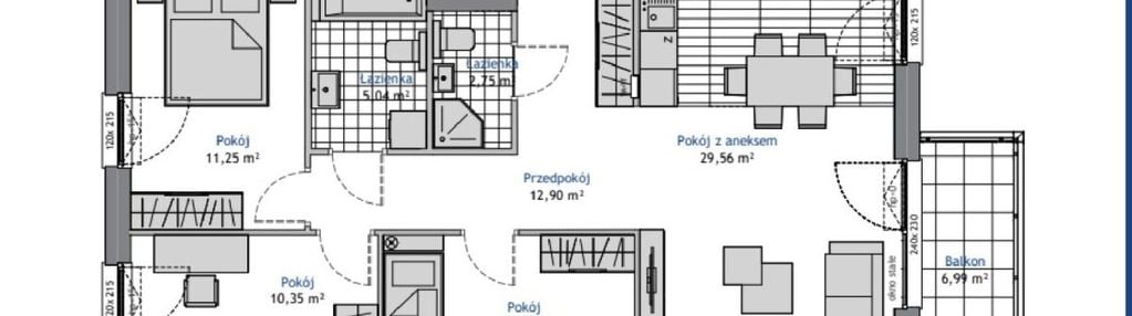 Nowoczesne, przestronne mieszkanie przy lesie – gd