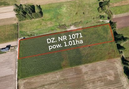 Działka siedliskowo-rolna 1ha – rębków k/garwolina