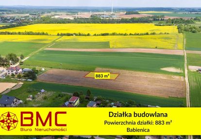 Działka budowlana babienica 883m2