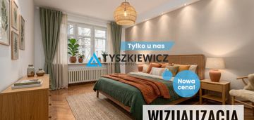 Przestronne mieszkanie w samym centrum miasta.