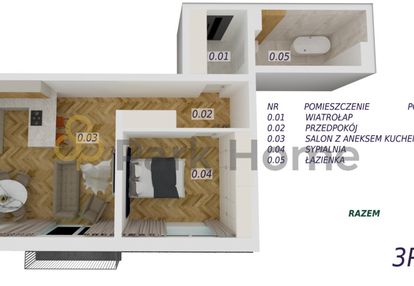 Przestronne dwupokojowe mieszkanie 62m2 balkon